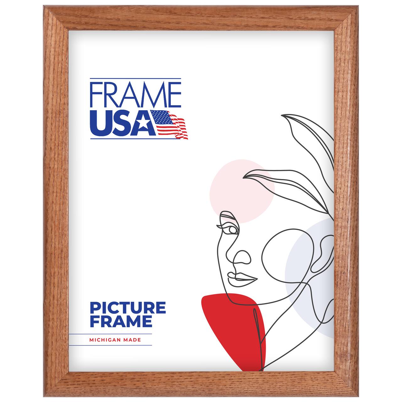 Frame USA Economy Honey Single Image Picture Frame